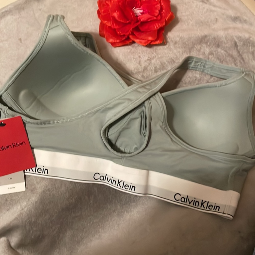Calvin Klein Modern Cotton Padded Bralette Bra - Size S, XL - Picture 4 of 7